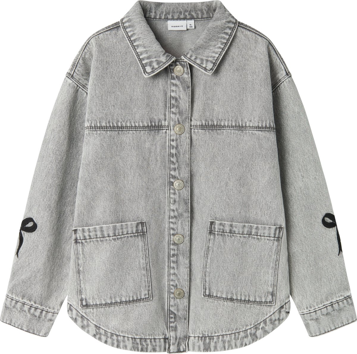 NAME IT - NKFGLORIA DNM EMB JACKET 7511-ZA T - Meisjes - Buitenjassen