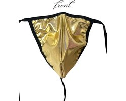 String-Heren-Sexy-Goud-Lingerie-Opwindend-Glimmend-Erotisch-Goedkoop