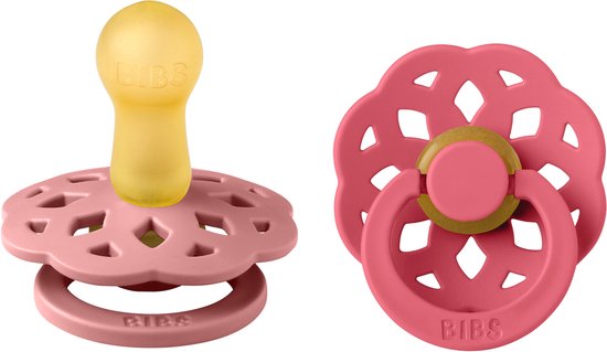 BIBS Colour speen verpakking 4 stuks, BPA-vrije fopspeen, Ronde speen