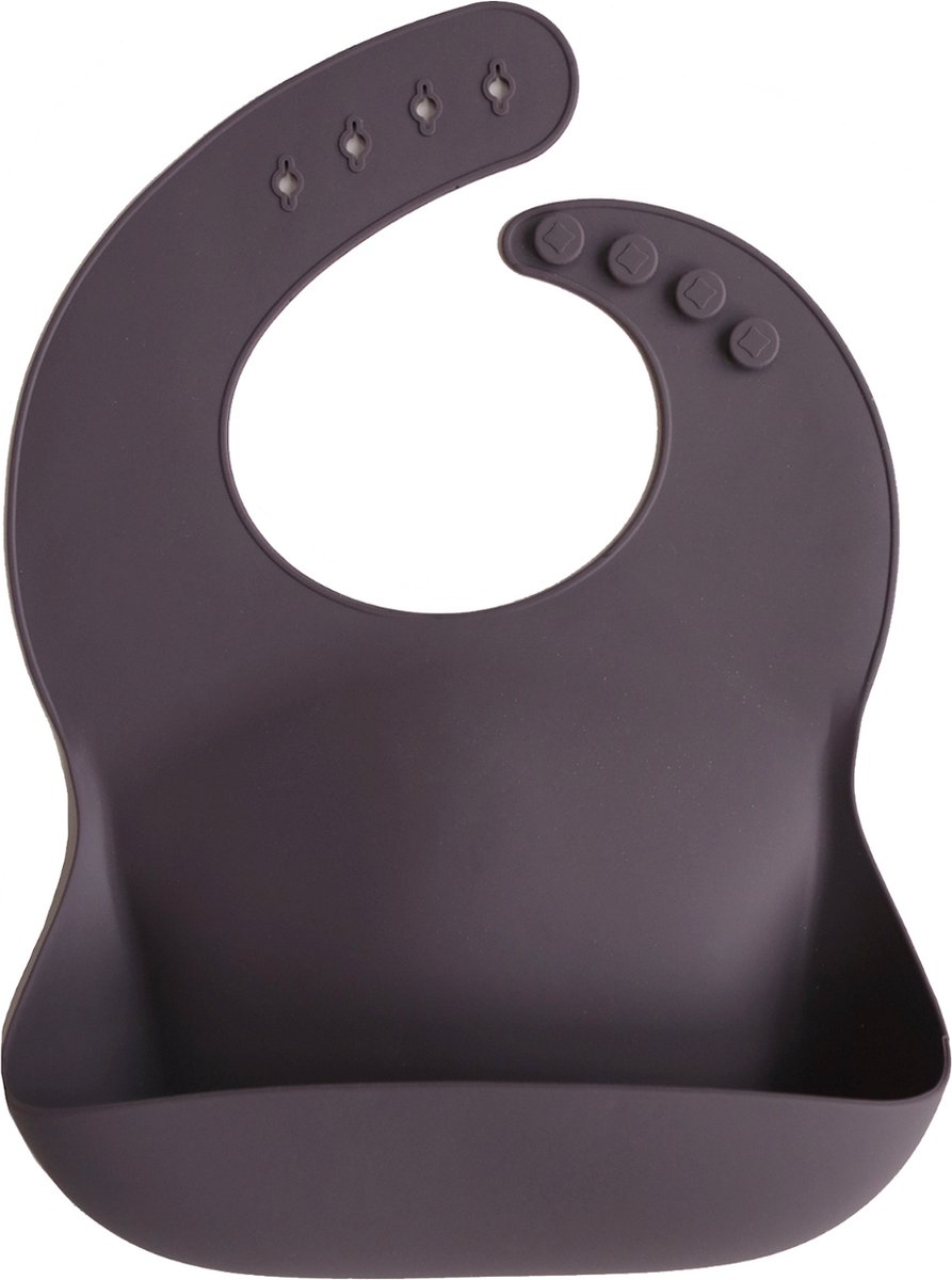 Goedkoopste Mushie Siliconen Baby Slabbetje met Opvangbakje | Sparrow | BPA ftalaatvrij| afwasbaar