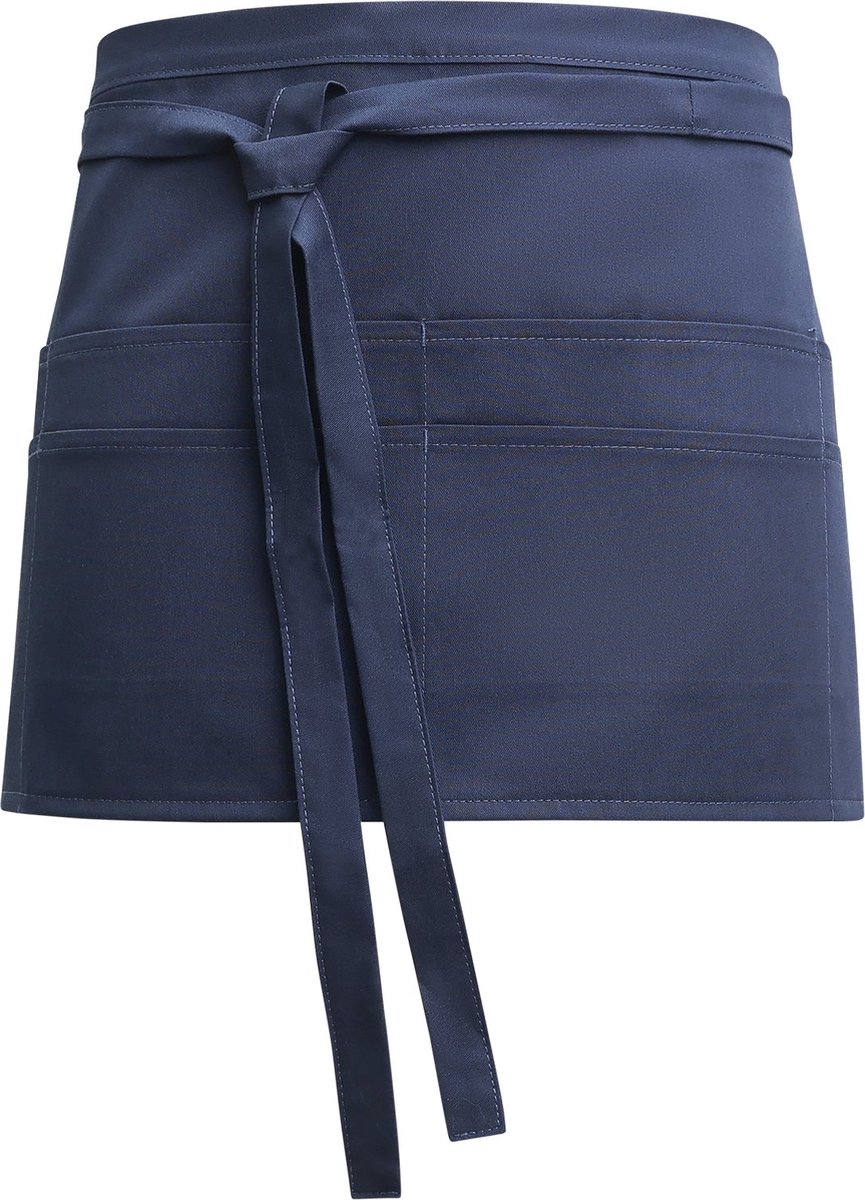 Pavelinni | Atta | Korte Horeca Schort | Keuken/kookschort | Horeca sloof | Navy/Blauw