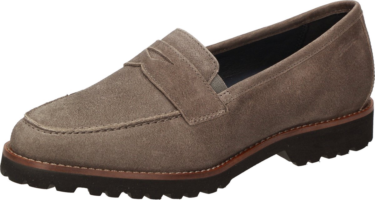 Sioux - MEREDITH-709-H - Instappers - Kleur: Blauw - Maat: 35.5