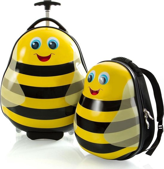 Heys Travel Tots Kinderkoffer Met Rugzak Bumble Bee