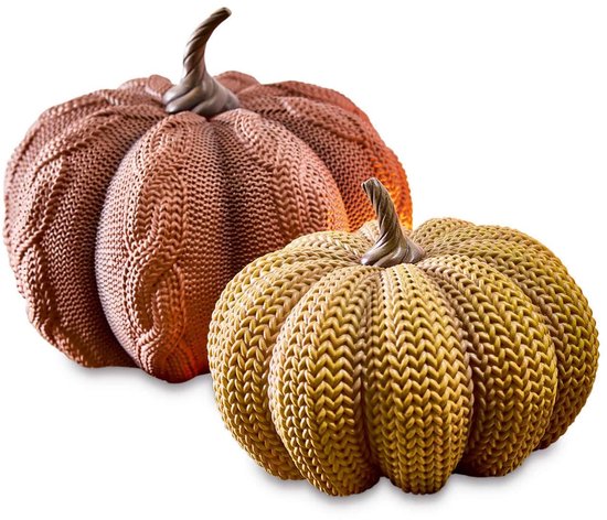 LOBERON Pompoen set van 2 Loriana oranje/geel