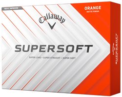 Callaway SuperSoft 2025 Golfballen - Oranje - 12 Stuks