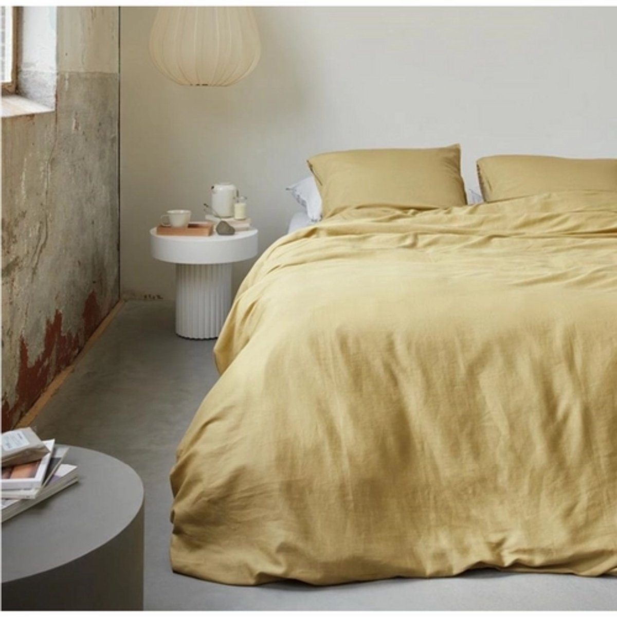 Bettwäsche VT Wonen Earth Yellow Baumwolle-155 x 220 cm