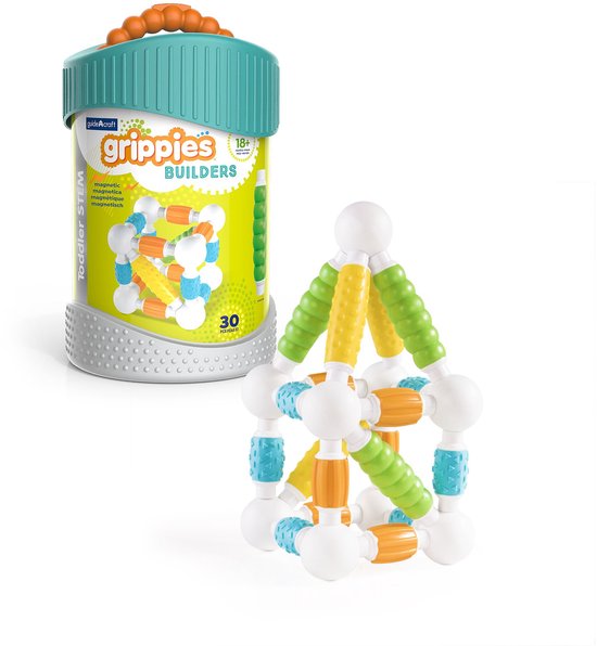 Guidecraft constructiespeelgoed Grippies builders multicolor STEM.