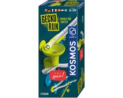 Kosmos Gecko Run – Knikkerbaan - Twister Uitbreiding - Marble Run - Verticale knikkerbaan met kleefpads voor gladde oppervlakken