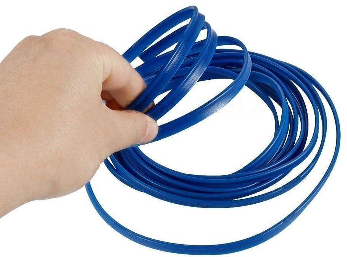 VCTparts® Flexibele Deur Kloof Strip Decoratieve Interieur Styling Blauw (5 meter)