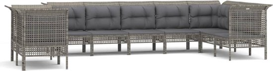 Sweiko Tuin Dining loungeset - Set van 4 - Gegalvaniseerd staal - Grijs