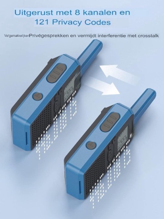 OxyFlowzy® - Walkie Talkie Oplaadbaar - Walkie Talkie Kinderen - Walkie Talkie Met Oplader - Walkie Talkie Kinderen Oplaadbaar - Walkie Talkie Oplaadbaar Kinderen
