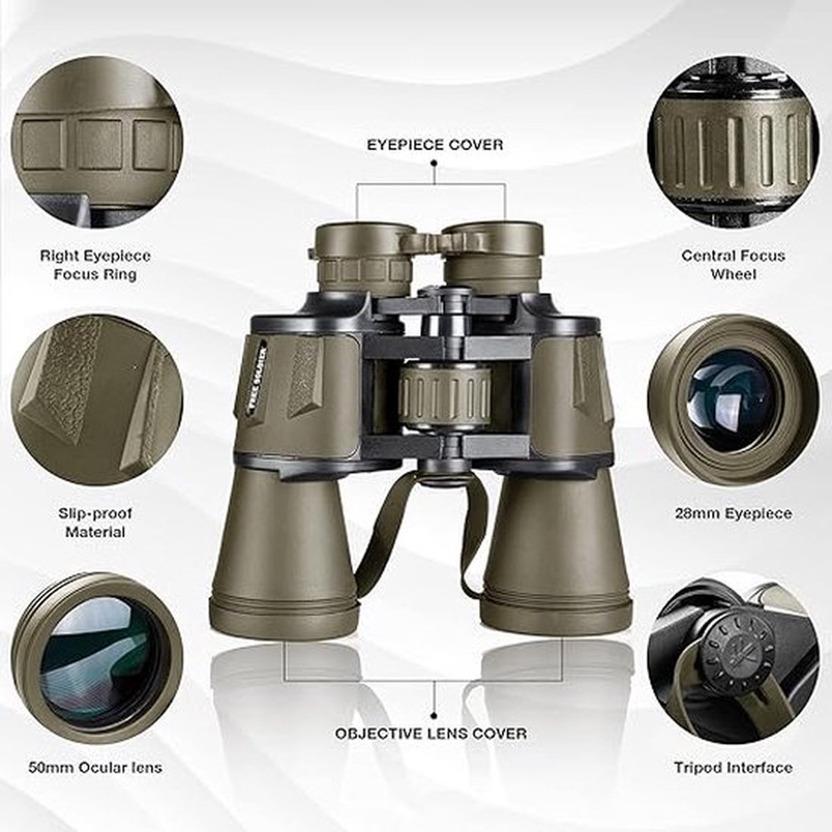 Verrekijker Waterdichte Telescoop Volwassenen \ Powerful binoculars