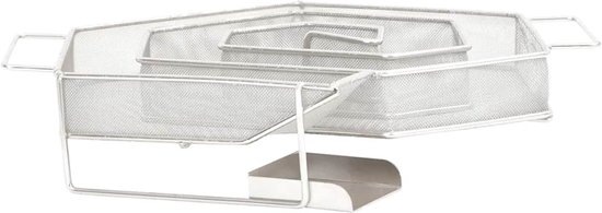 vidaXL-Rookgenerator-koud-6-hoekig-22,5-cm-roestvrij-staal