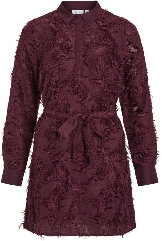 VILA - ROBE CHEMISE COURTE À S LONGUES VIMISANJA - Femme - Mini-robes