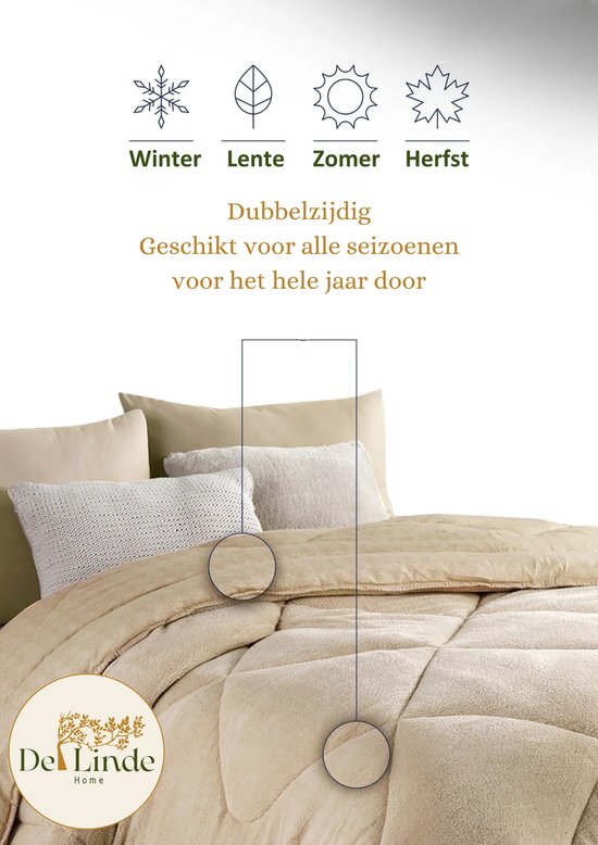 Dekbed zonder overtrek, 4 Seizoenen Dekbed, Teddy