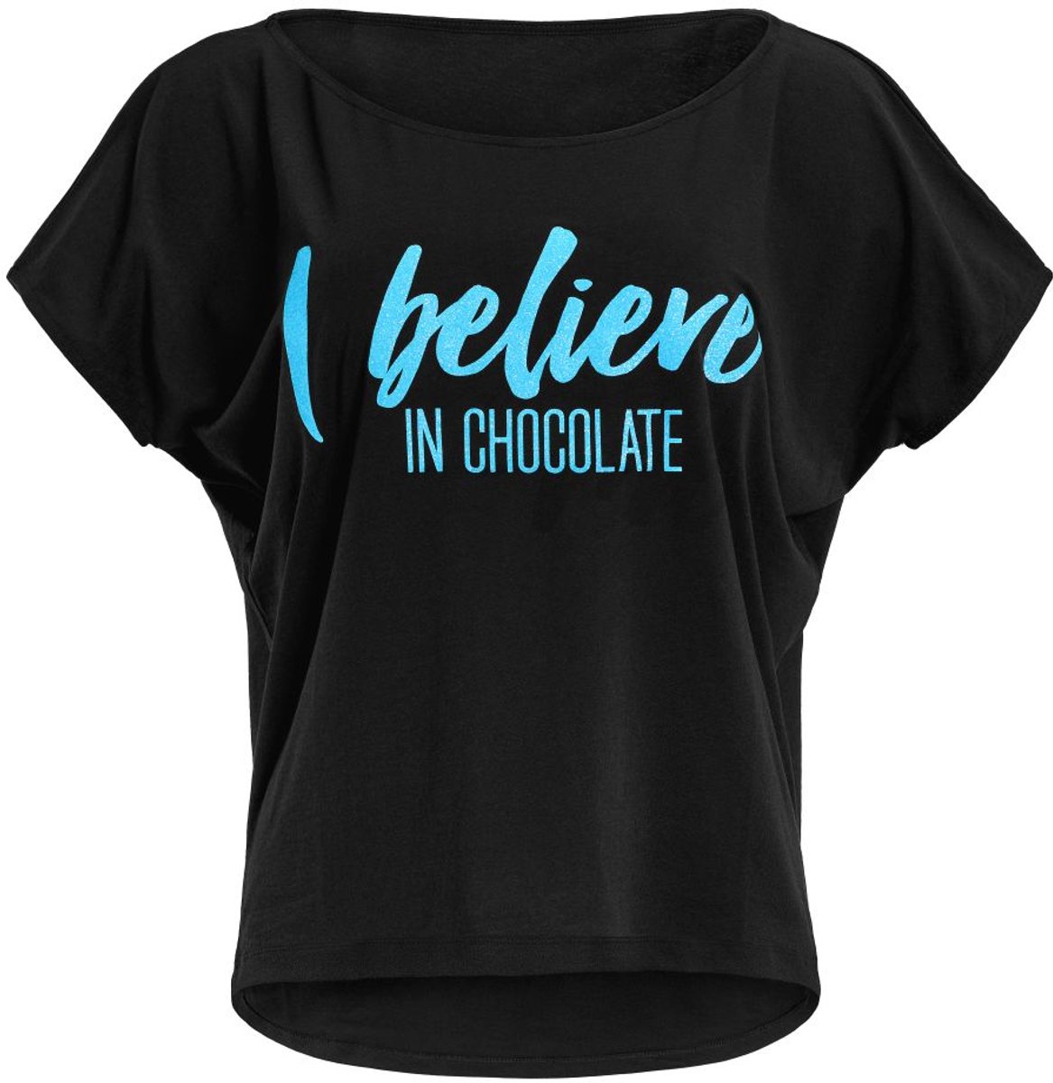 Winshape Shirt met korte mouwen Ultra Light met glitter opdruk MCT002