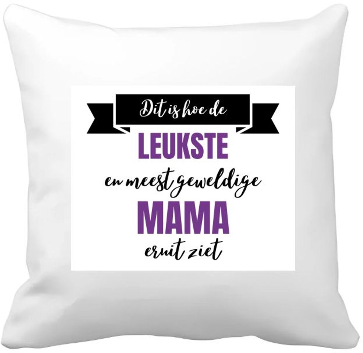 Akyol leukste mama eruit ziet Kussen hoes - Moeder - geweldige mama - moederdag cadeautjes - verjaardagscadeau - kado - 40 bij 40 cm Multicolor