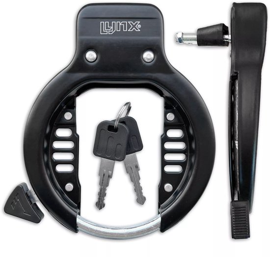Lynx Ringslot Frame Lock Zwart van Lynx. — afbeelding 4