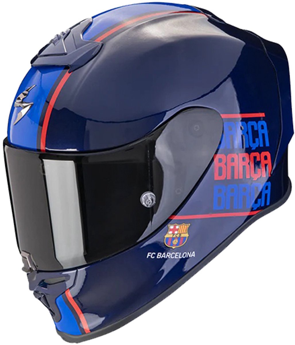 Scorpion EXO-R1 Evo Air FC Barcelona Blauw Rood Blauw Integraalhelm - Helm