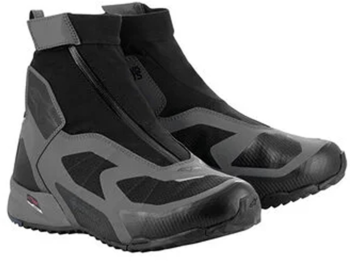 Alpinestars CR-8 Gore-Tex Schoenen Zwart Midden Grijs Licht Rood - Laars