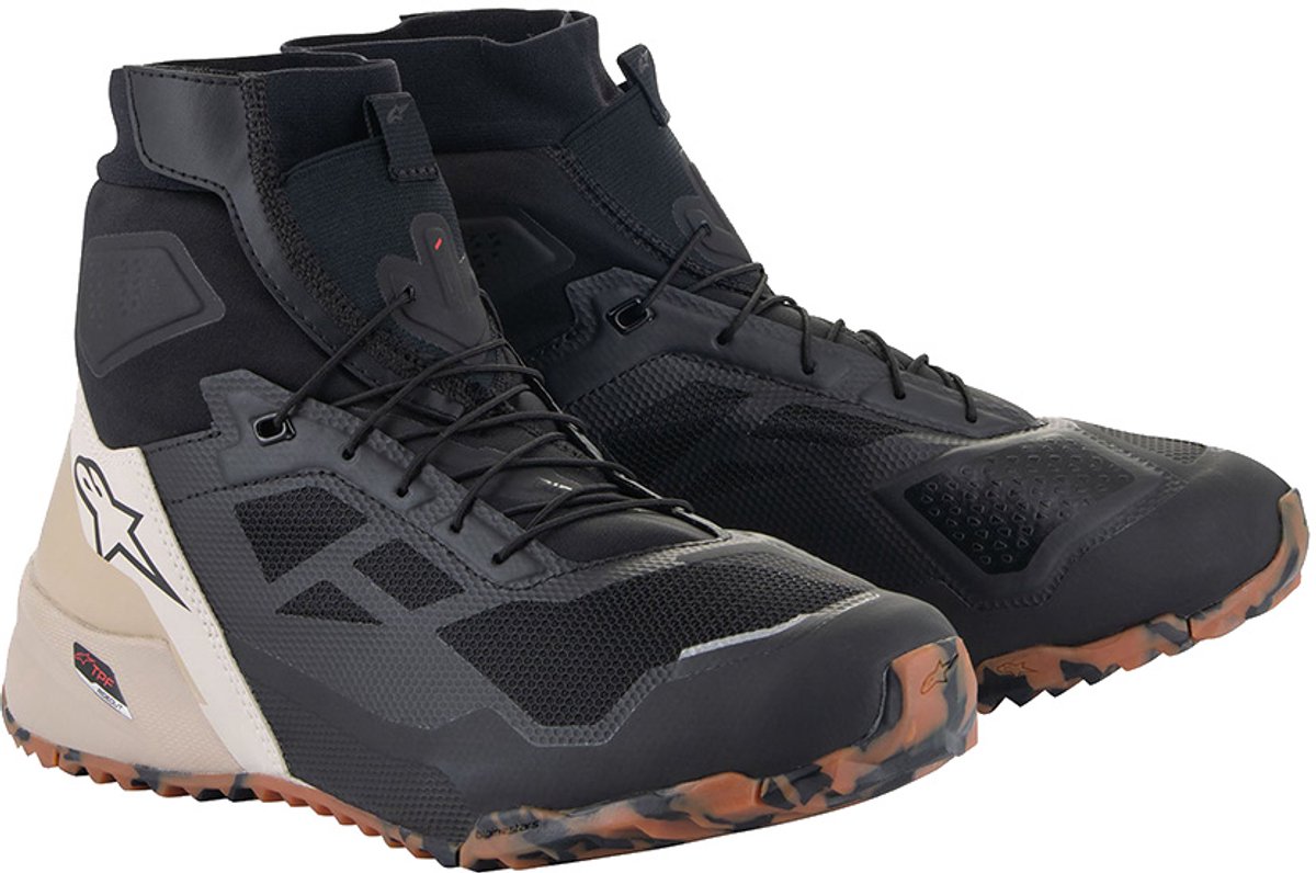 Alpinestars CR-1 Schoenen Zwart Licht Bruin - Maat US 8.5 - Laars