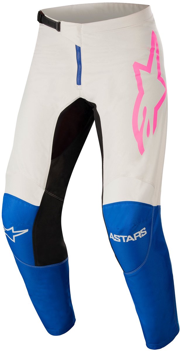 Alpinestars Fluid Tripple Blauw Offwhite Roze Fluo Broek - Broek