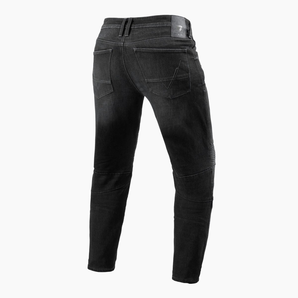 REV'IT! Jeans Moto 2 TF Dark Grey Used Motorcycle Jeans - Maat 31/36 - Broek – foto 4