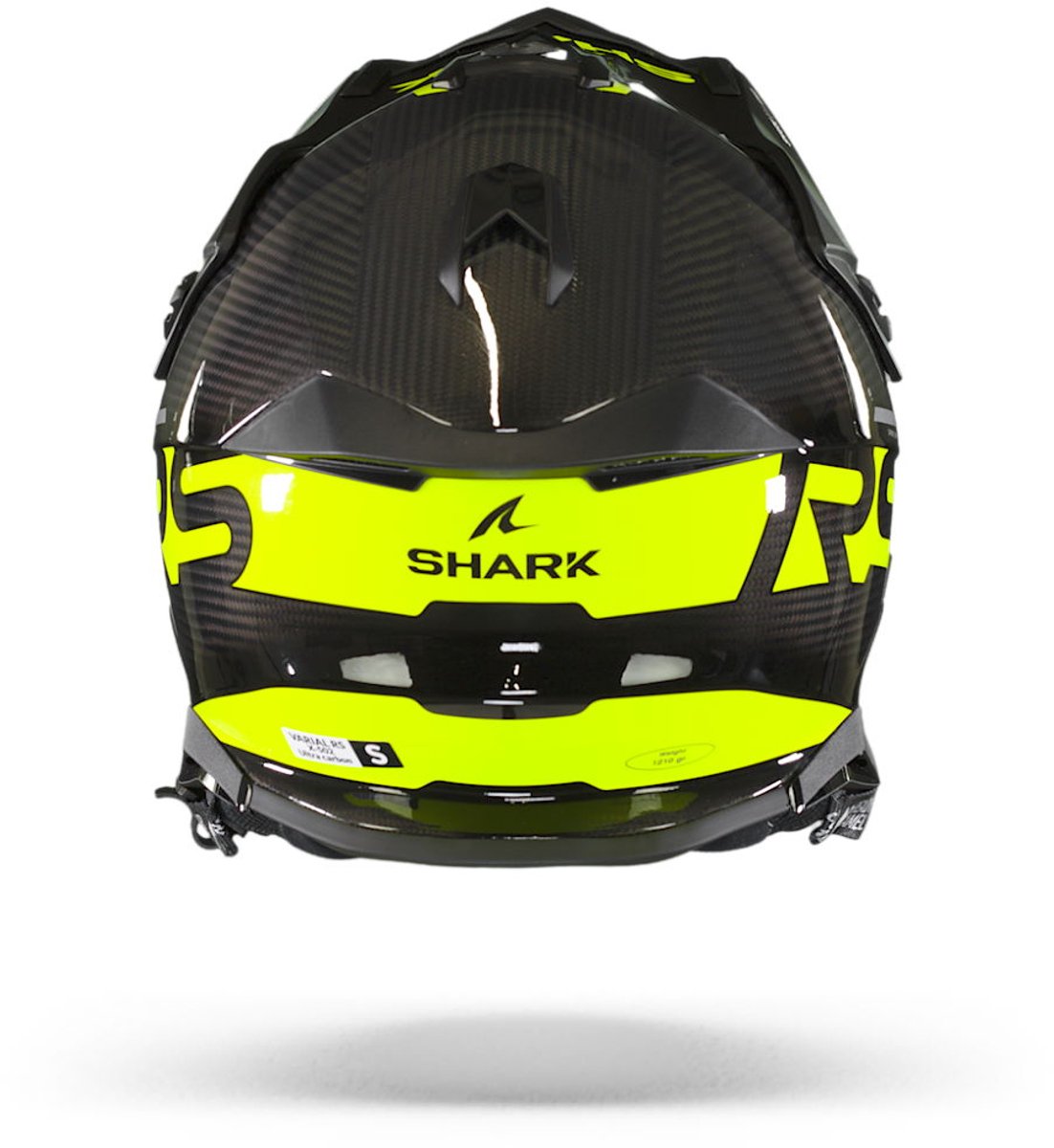 SHARK VARIAL RS CARBON FLAIR Motorhelm crosshelm Carbon Geel Carbon - Maat XXL – foto 7