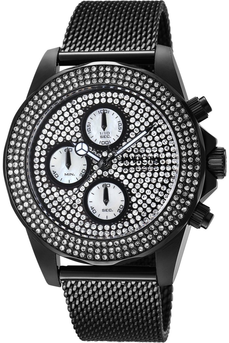 Invicta Pro Diver 43679 Horloge - Waterdicht - Analoog - Quartz Uurwerk - Roestvrij Staal met zwarte Wijzerplaat - 40mm