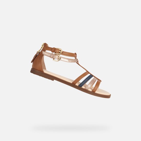 GEOX J SANDALE KARLY GIRL Marron 30 EU