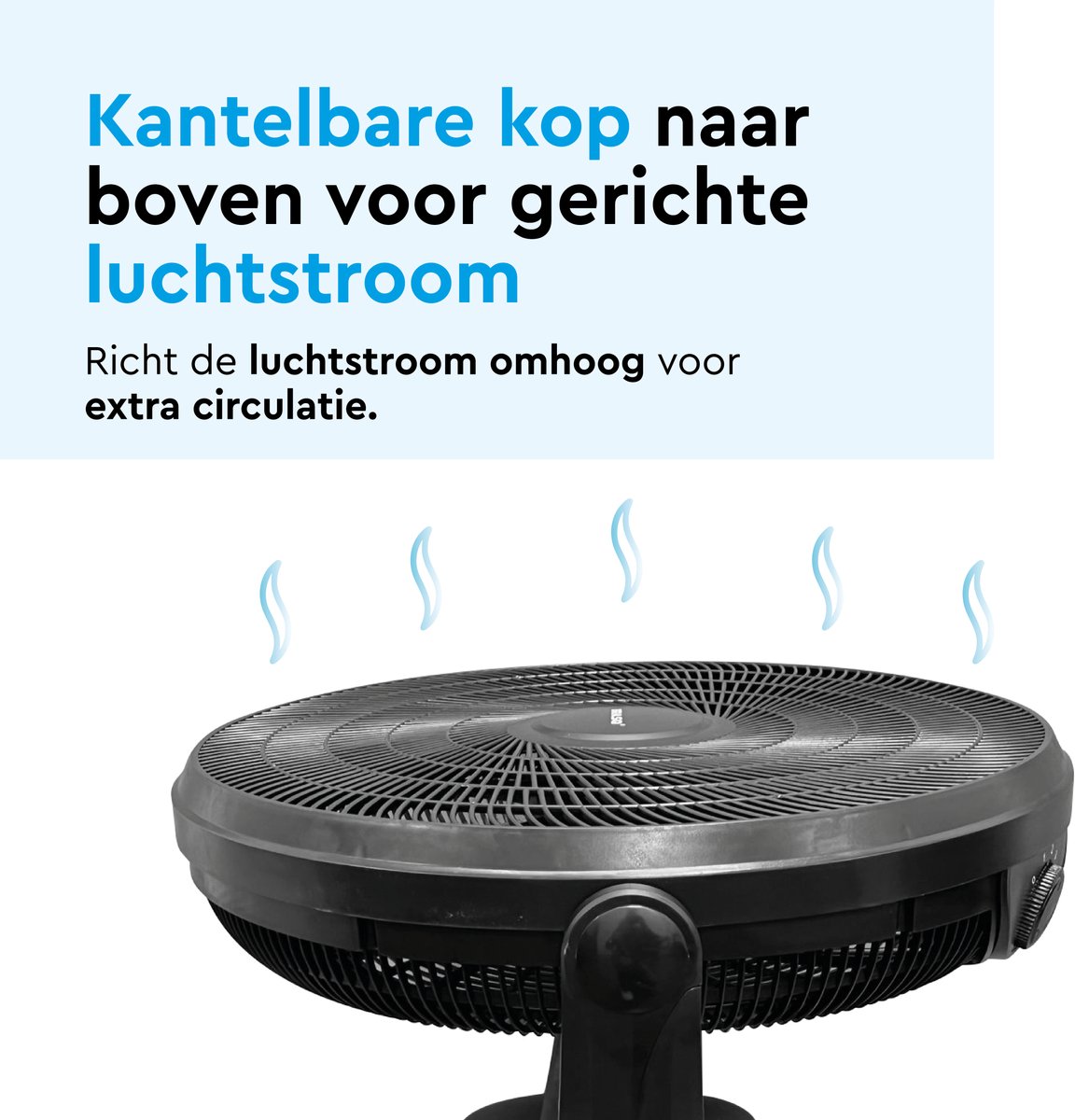Vloerventilator 90cm Industrie Max: 9000 m3/h - Kantelbaar - SPKV60