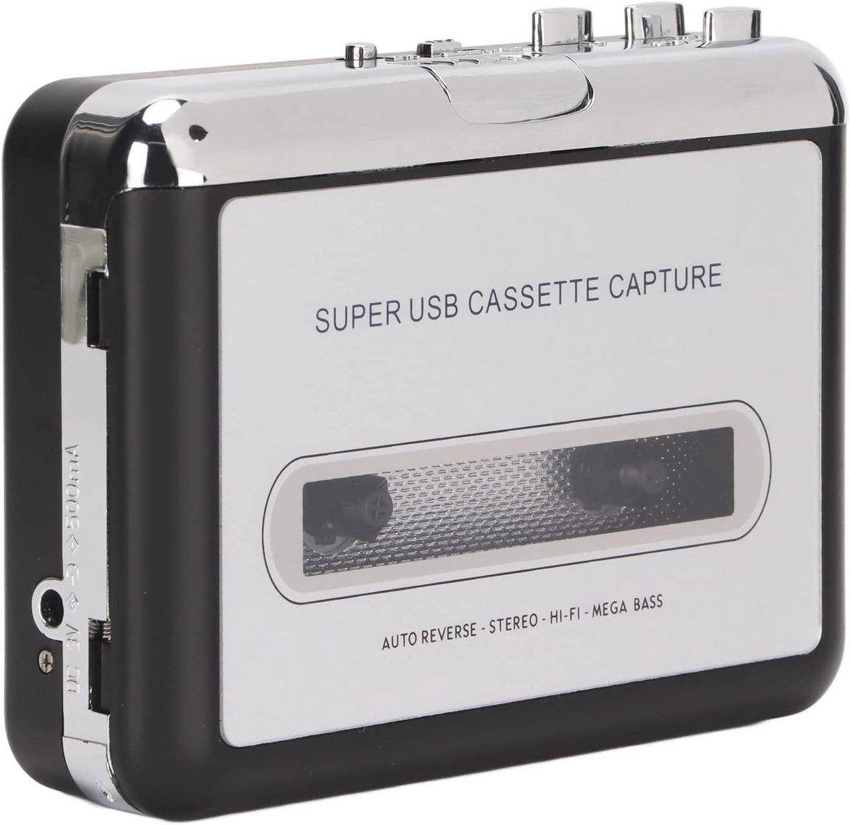 Cassette Converter naar MP3 - Draagbare Walkman Muziekspeler, USB Cassette Speler
