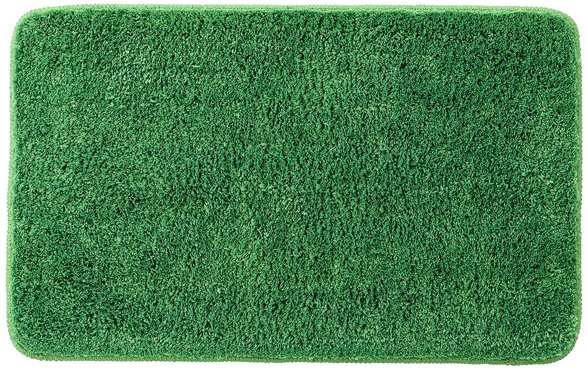 My Ninki ® Stijlvolle Absorberende Antislip Badmat voor Badkamer en Woonruimtes, 50 x 80 cm , Grasgroen