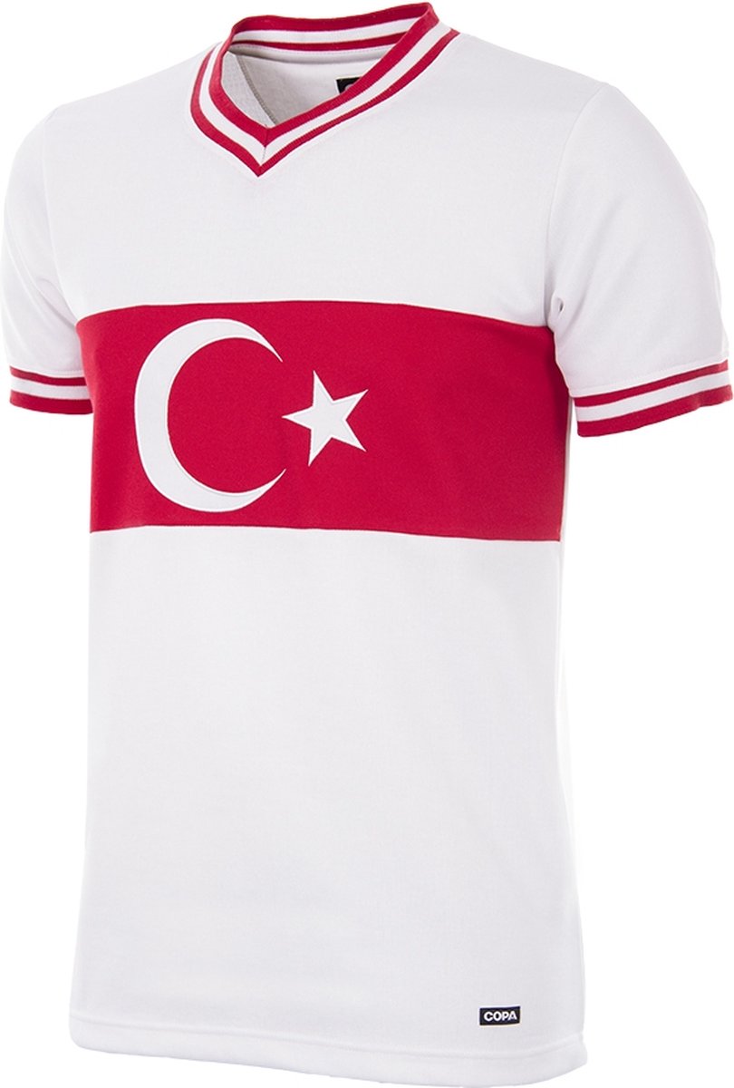 COPA Football - Turkije 1979 - Retro Voetbalshirt - Heren - S - Wit