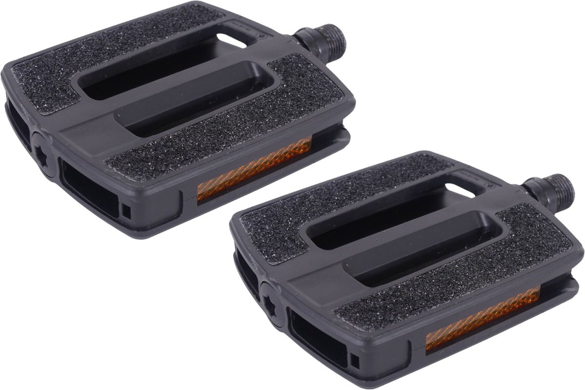Fiets Pedaalset Edge Comfort Luxe Anti Slip Zwart 9/16 draad