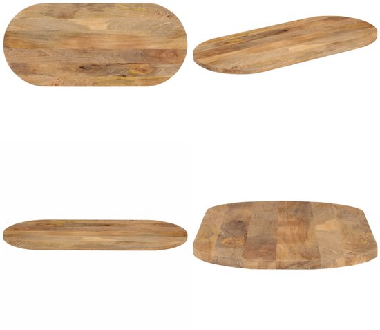 Tafelblad rechthoekig 120x60x3,8 cm massief acaciahout kopen