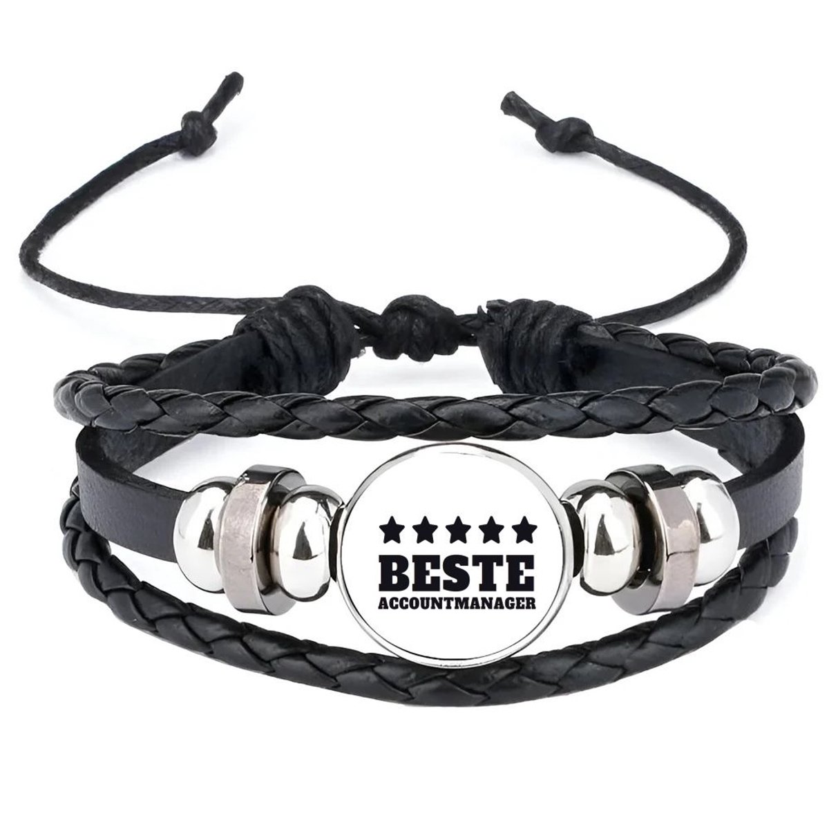 Akyol - beste accountmanager armband zwart - Beste accountmanager - collega - welkom - afscheid