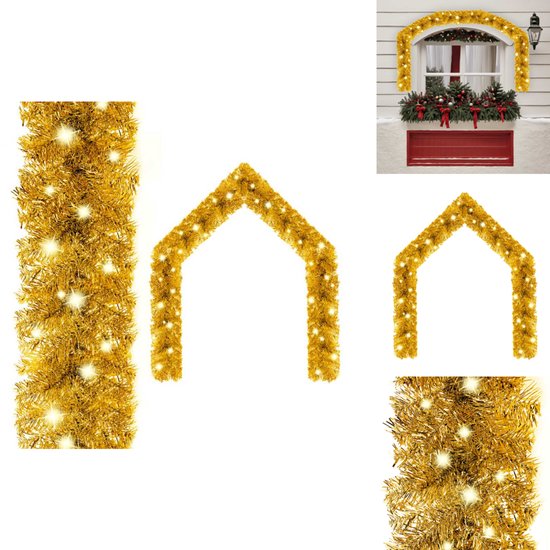 Kerstversiering - Soort: Guirlande Lamptype: Led (120 lampjes) Lichtkleur: Extra warm wit Toepassing: Binnen en buiten Voeding: Netstroom Verlichte lengte: 6 meter Extra: Dimbaar Kerstversiering - Soort: Guirlande Lamptype: Led (120 lampjes) Lichtkleur: Extra warm wit Toepassing: Binnen en buiten Voeding: Netstroom Verlichte lengte: 6 meter Extra: Dimbaar