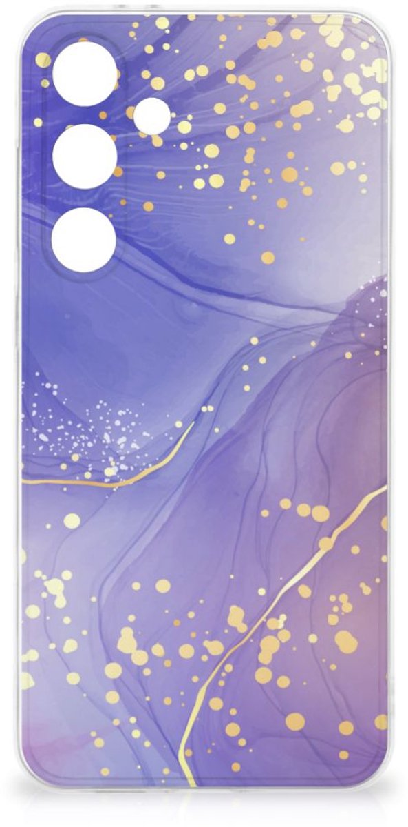 Hoesje maken voor Samsung Galaxy S24 FE Watercolor Paars