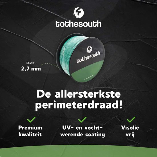 To the South® 2.7mm Perimeterdraad / Begrenzingsdraad geschikt voor Gardena robotmaaiers - 100 meter van To the South — afbeelding 5