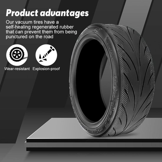 60/70-6.5 antislip vervangende massieve rubberbanden - - 60/70-6.5 - €34,99