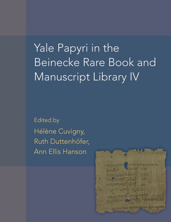 American Studies in Papyrology 55 - Yale Papyri in the Beine ... - cover