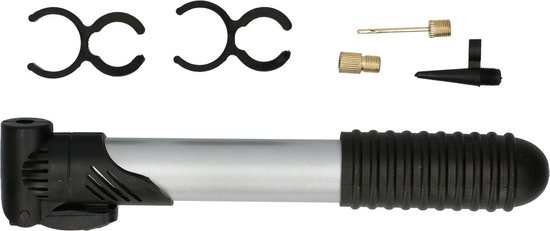 mini-fietspomp 20-46 cm zwart — afbeelding 2