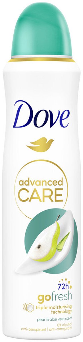 Dove Deodorant Spray Advanced Care Peer & Aloe Vera - 150 ml