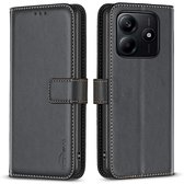 Étui BINFEN - Adapté à l'étui Xiaomi Redmi Note 14 4G - Étui à rabat BINFEN - Zwart