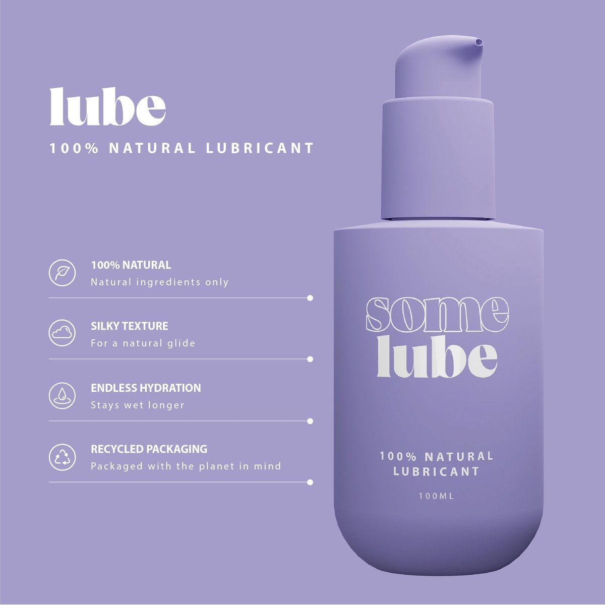 SOME LUBE - Natural Glijmiddel - 100 ml