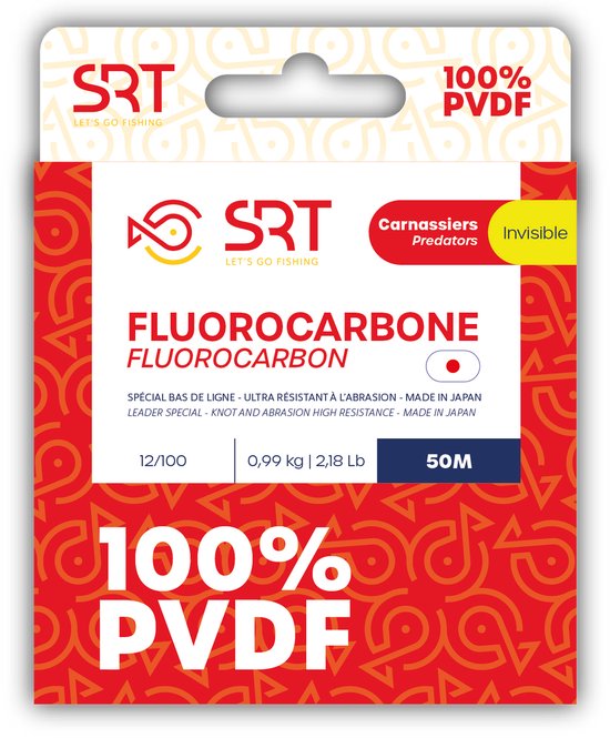 Sert Fluorocarbon SRT 100% PVDF (50m) - Maat : 0.18mm — afbeelding 2