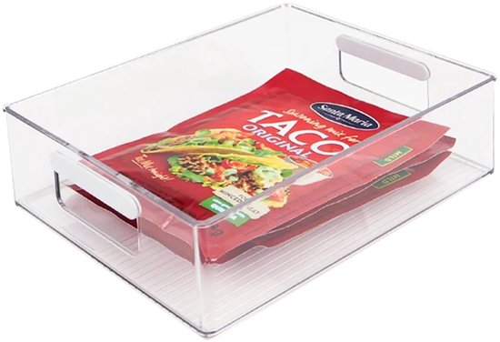 Boîte de Rangement So Clever Classic Transparent - 9,5 x 31,5 x 6,5 cm (XS)