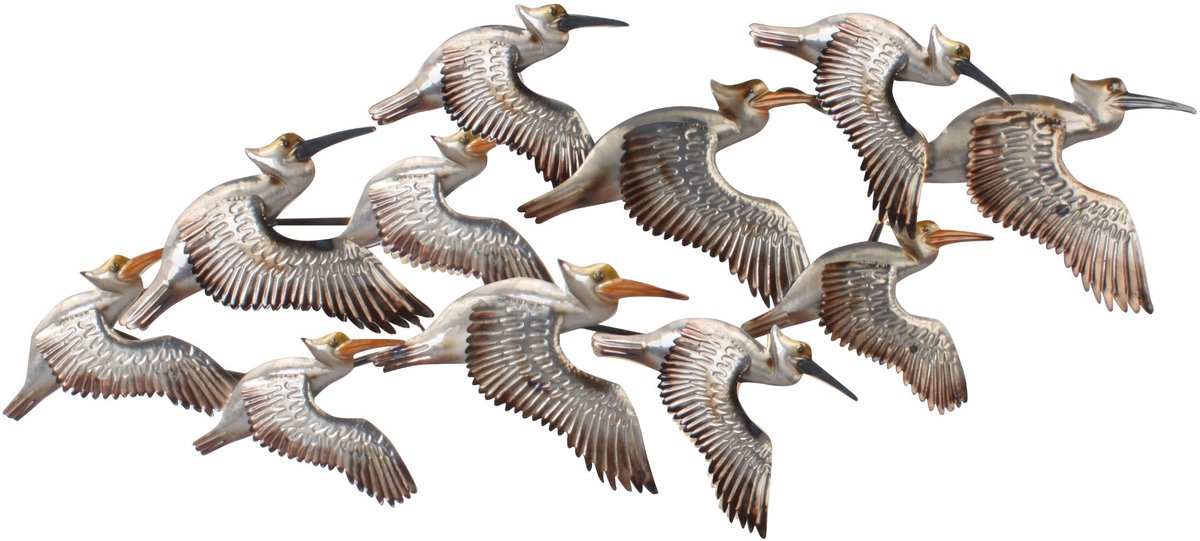 Pretty pelicans - 122x54 cm