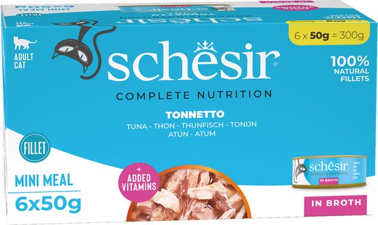 Schesir Kat Blik Voeding Met Tonijn